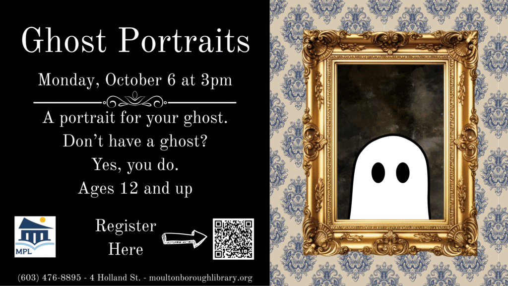 Ghost Portrait event poster