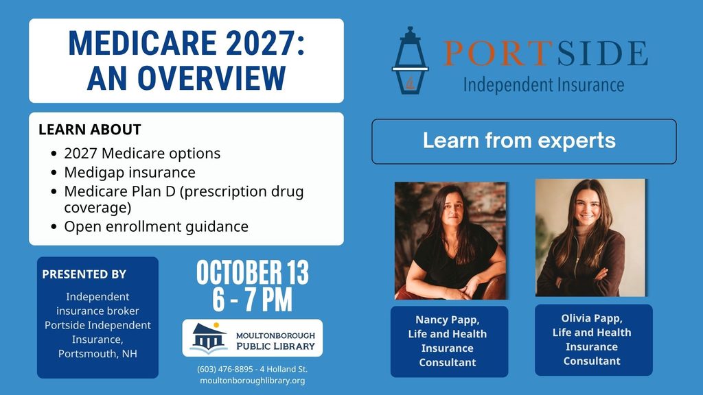 Medicare 2027: An Overview of options for Carroll County residents, October 13, 6 pm